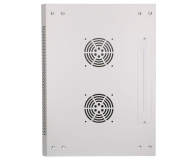 Extralink Szafka wisząca rack 9U 600x450 szara szklane drzwi EX.8574 - 489290 - zdjęcie 5